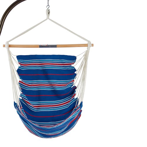 bliss hammocks fabric hanging chair front facing view