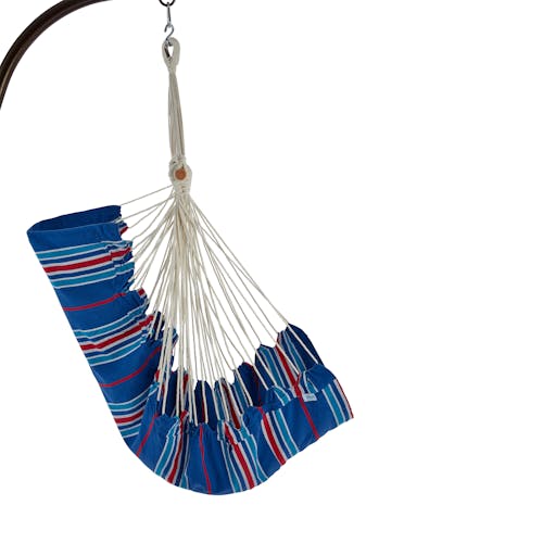 portrait view of bliss hammock fabric hanging chair