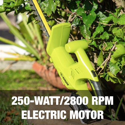 250-watts and 2800 RPM electric motor.