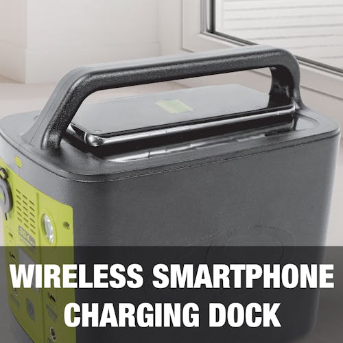 Wireless smartphone charging dock.