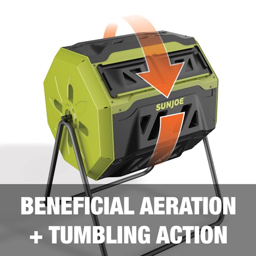 Beneficial aeration and tumbling action.