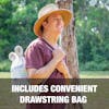 Includes convenient drawstring bag.