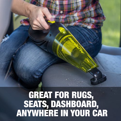 Great for rugs, seats, dashboard, and anywhere else in your car.
