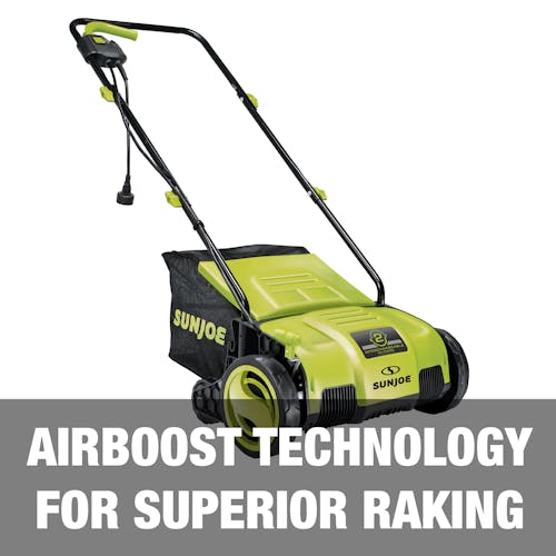 Airboost technoogy for superior raking.