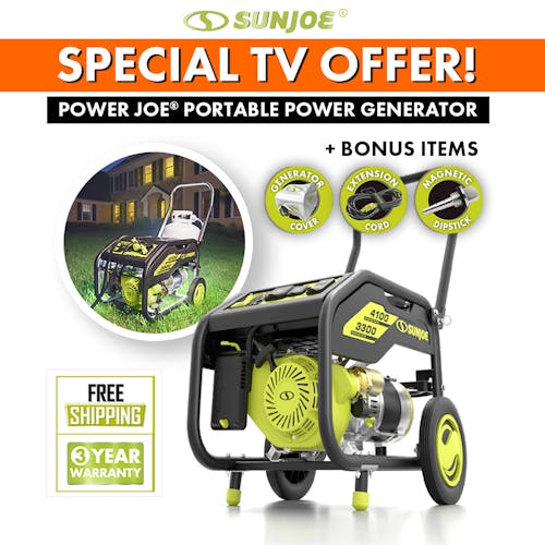 Details about Sun Joe's Portable Propane Generator TV Offer