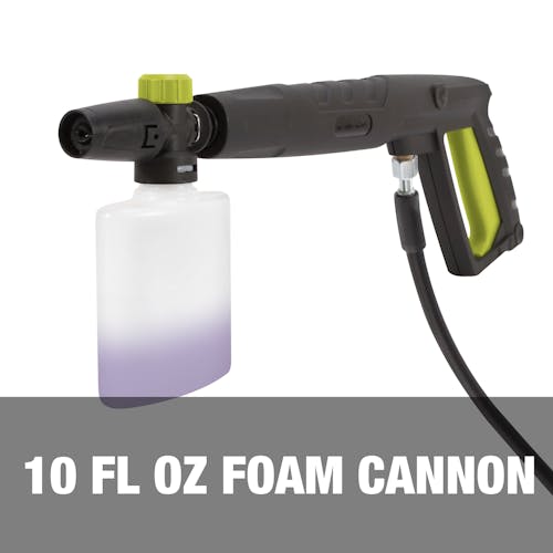 10 fluid ounce foam cannon.