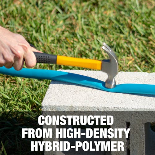 Constructed from high-density hybrid-polymer.