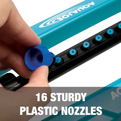 16 sturdy plastic nozzles.