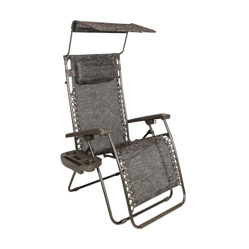 Bliss Hammocks 26-inch Wide Brown Jacquard Zero Gravity Chair.