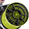 Close-up of the turbine fan in the Sun Joe 100-volt Cordless Turbo Jet Fan Blower.