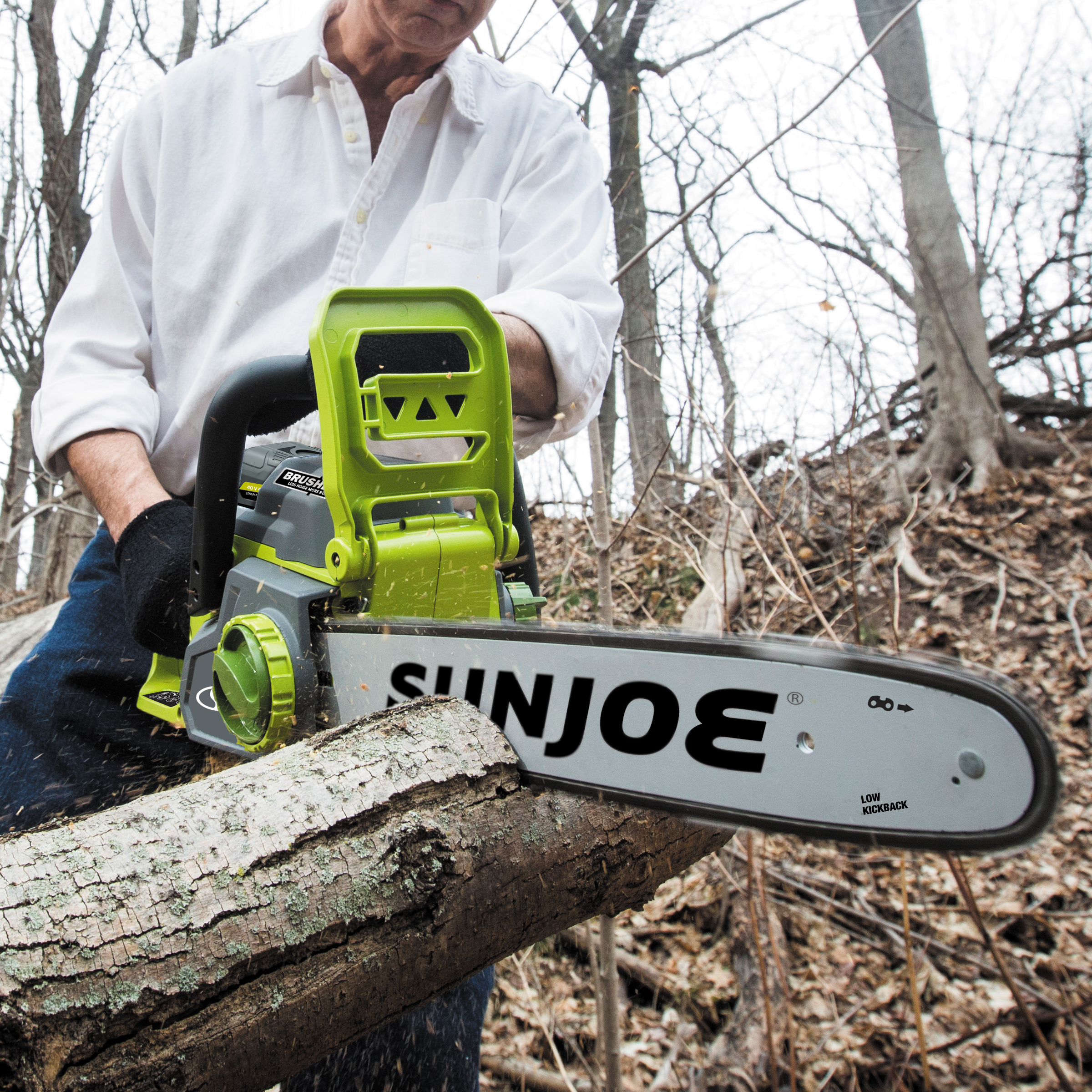 40 Volt Cordless 16 Inch Chain Saw 