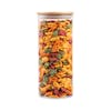 Large 55-ounce container filled with goldfish.