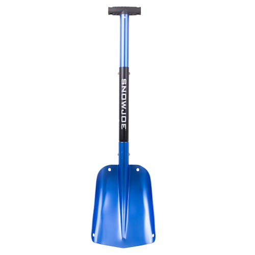 Snow Joe 32-inch blue Aluminum Compact Utility Shovel.
