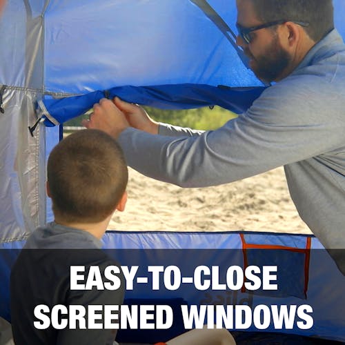 Easy to close screened windows.