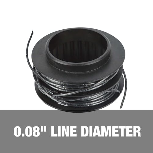 0.08-inch line diameter.