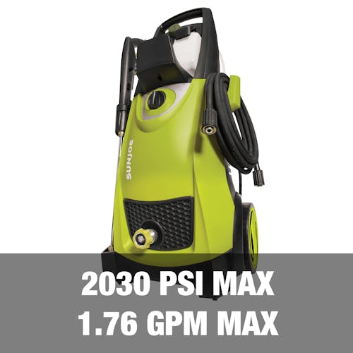 2030 PSI max and 1.76 GPM max.