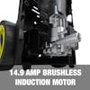 14.9 amp brushliess induction motor.
