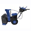 Side view of the Snow Joe 96-volt cordless 24-inch snow blower.
