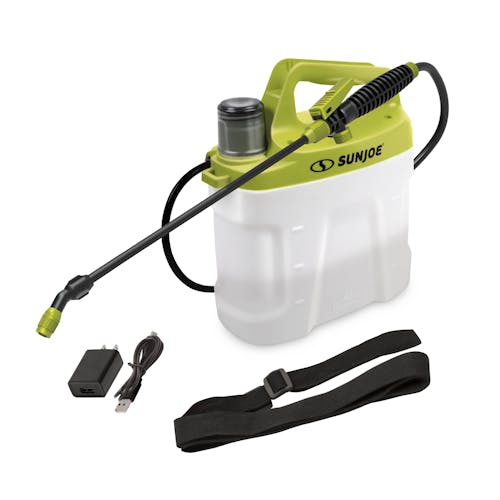 Sun Joe 24V Multi-Purpose Chemical Sprayer Kit with 1.3 Ah Battery and Charger