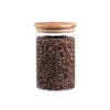 Medium 38-ounce container filled with coffee beans.