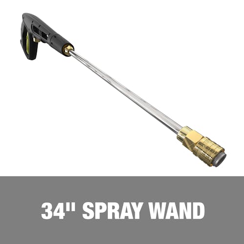 34-inch spray wand.