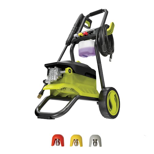 Sun Joe 13-amp 2300 PSI Electric Pressure Washer and 3 quick-connect tips.
