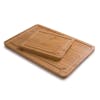 EatNeat Set of 2 Authentic Bamboo Cutting Boards.