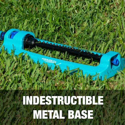 Indestructible metal base.