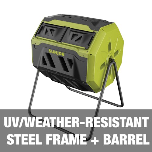 UV and weater-resistant steel frame and barrel.