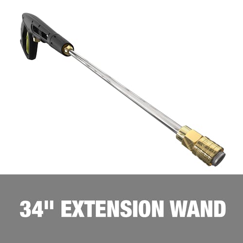 34-inch extension wand.