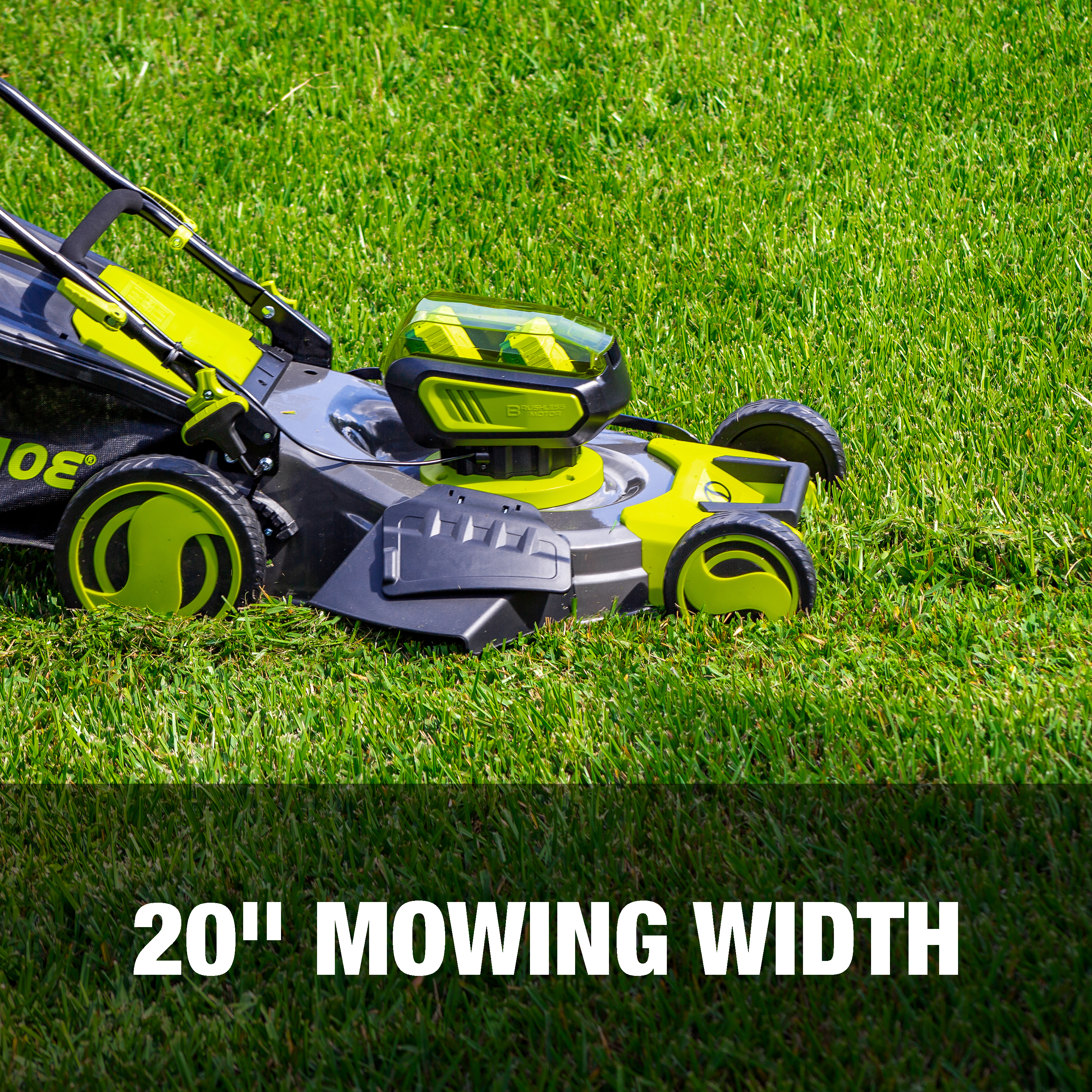 Ryobi 20 inch discount cordless lawn mower