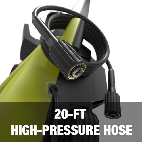20-foot high-pressure hose.