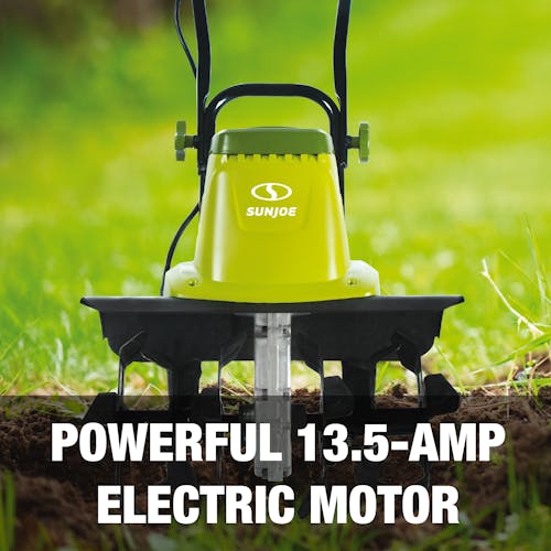 Powerful 13.5-amp electric motor.