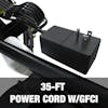 35-foot power cord.