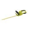 Sun Joe 22-Inch Hedge trimmer with inset image of product in use