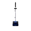 Snow Joe 24-volt cordless 10-inch snow shovel kit with a 4.0-Ah lithium-ion battery attached, a snow shovel cover, and cover storage bag.