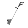 Snow Joe 24-volt cordless 12-inch snow shovel kit in gray plus a 5.0-Ah lithium-ion battery and quick charger.