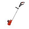 Snow Joe 24-volt cordless 12-inch snow shovel kit in red plus a 5.0-Ah lithium-ion battery and quick charger.