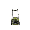 Sun Joe 48-volt cordless brushless 16-inch lawn mower kit plus two 4.0-Ah lithium-ion batteries and dual-port quick charger.