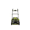 Bottom-angled view of the Sun Joe 48-volt cordless brushless 16-inch lawn mower kit.