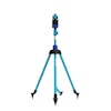 Aqua Joe 45-inch Indestructible Turbo Drive 360 Degree Telescoping Tripod Lawn and Garden Sprinkler and Mister with packaging.