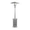 Sun Joe Commercial and Residential Silver Outdoor Propane Powered Patio Heater With Wheels.
